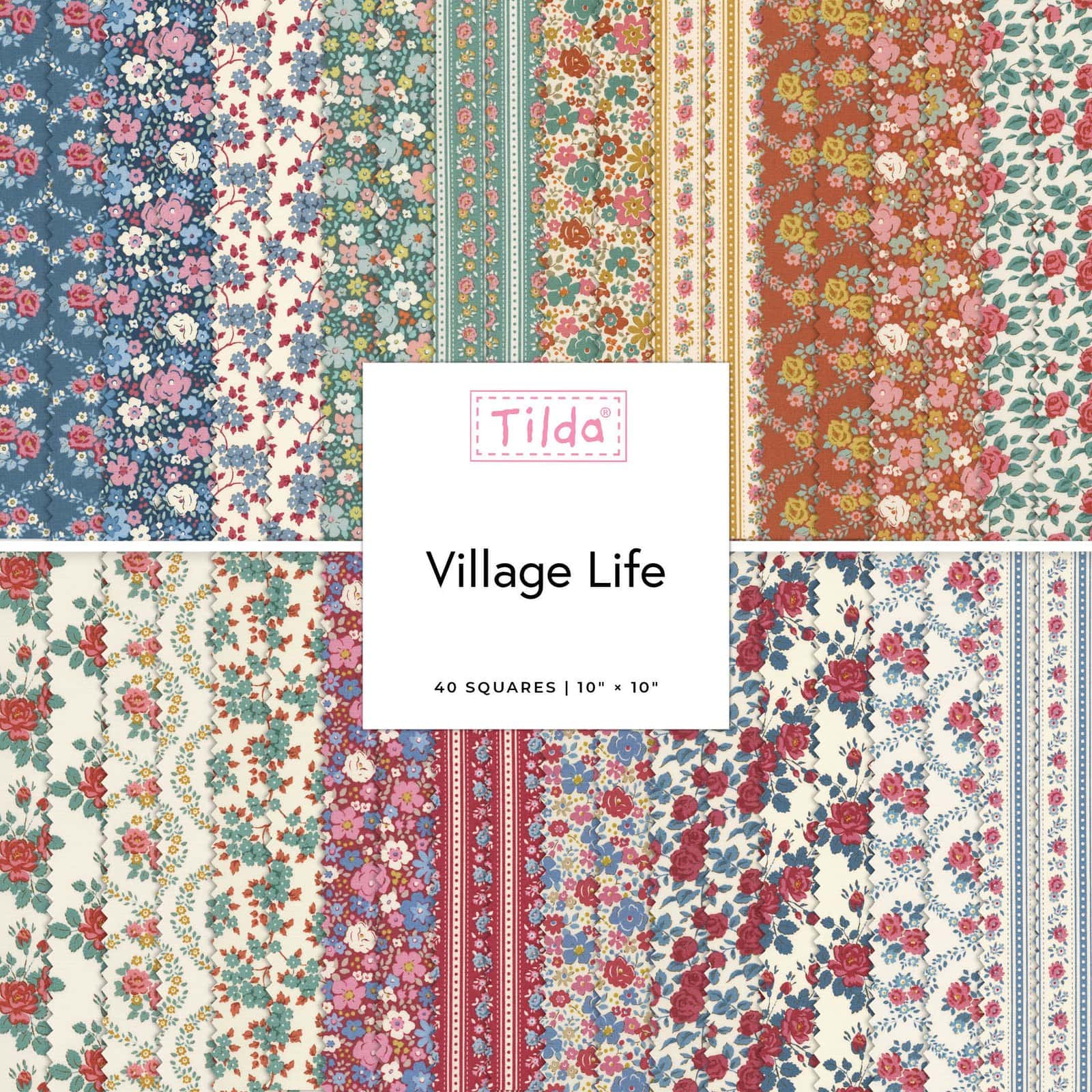 Layer cake Tilda Village Life