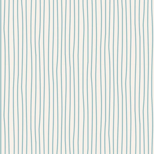 Tela Tilda Classic Basics Pen Stripe azul claro, foto 1