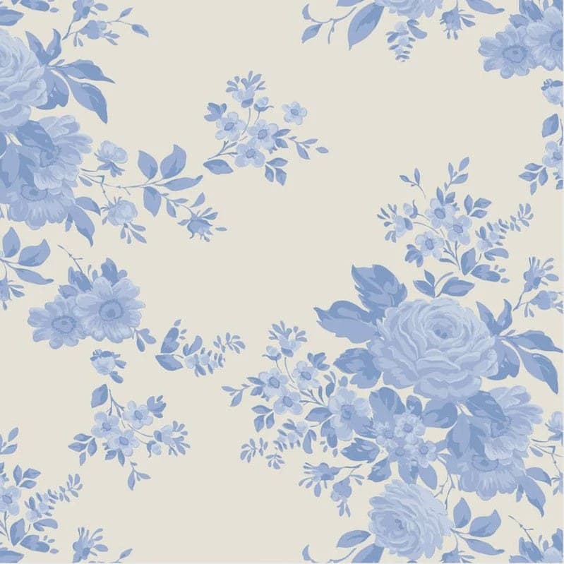 Tela Tilda Something Blue Carol azul pálido, foto 1