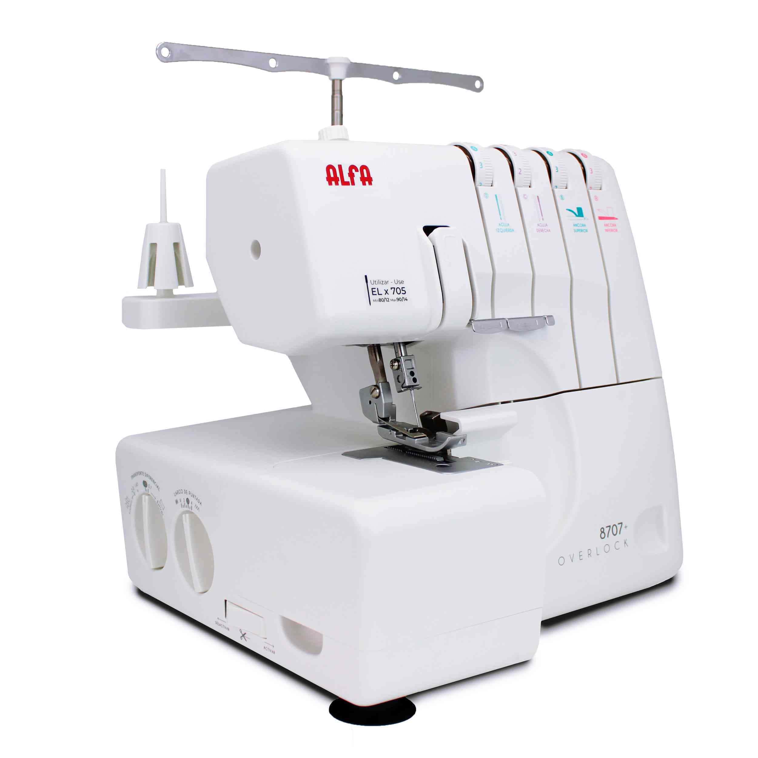 Remalladora Alfa 8707 Plus Overlock