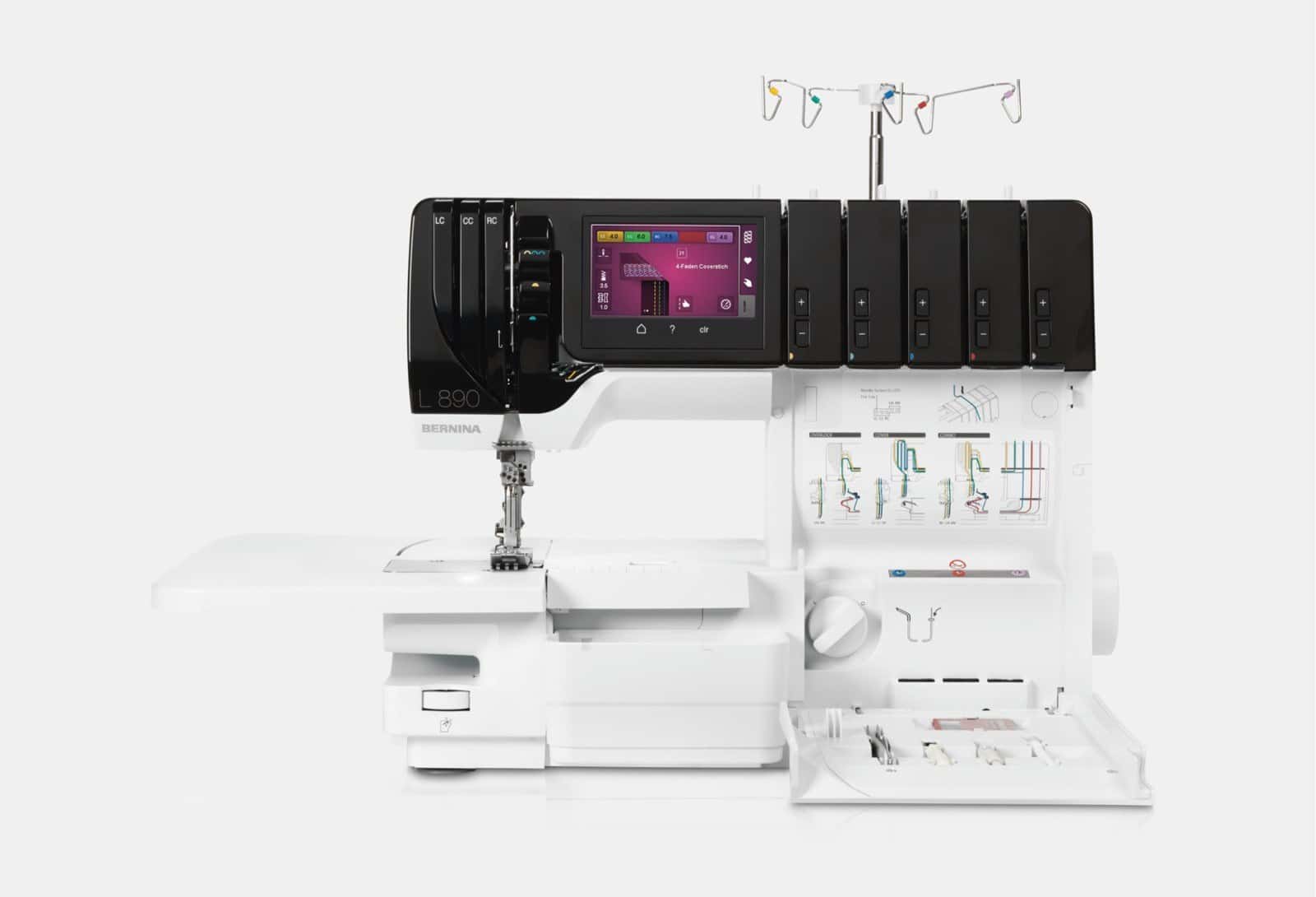 Remalladora y recubridora BERNINA L 890