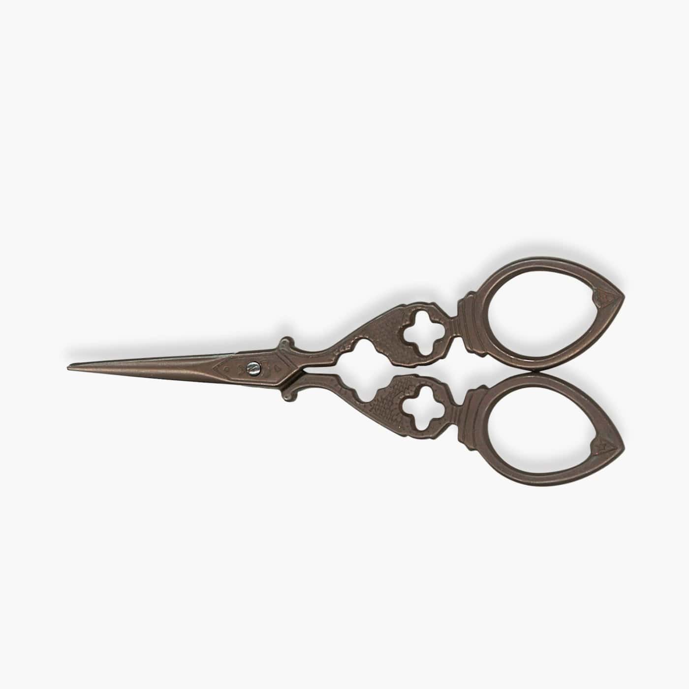 Tijera bordar recta Vintage Metal Antiguo 121 mm