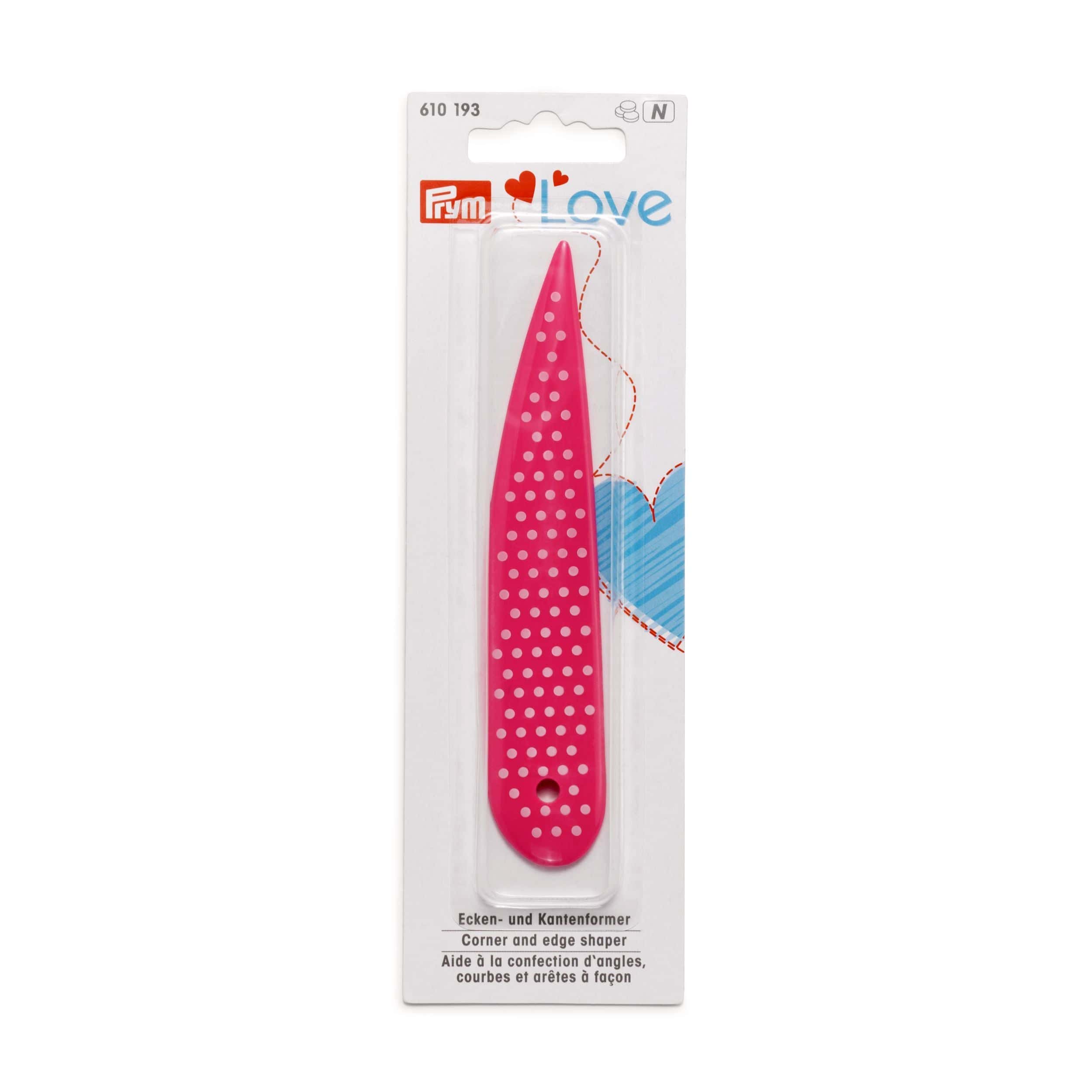 Formador de esquinas y bordes Prym Love rosa