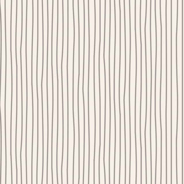 Tela Tilda Classic Basics Pen Stripe gris