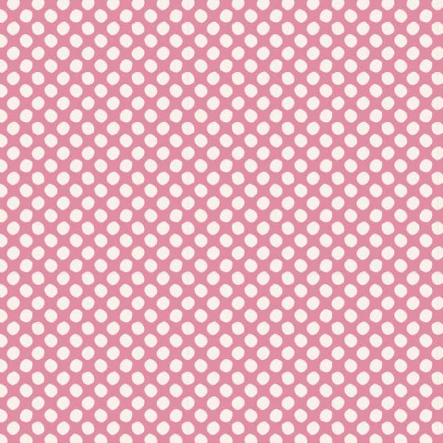 Tela Tilda Classic Basics Paint Dots rosa
