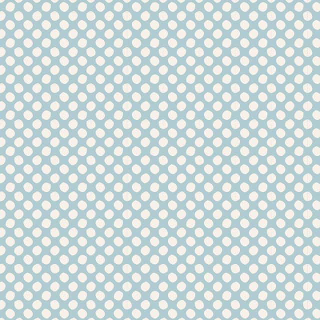 Tela Tilda Classic Basics Paint Dots azul claro