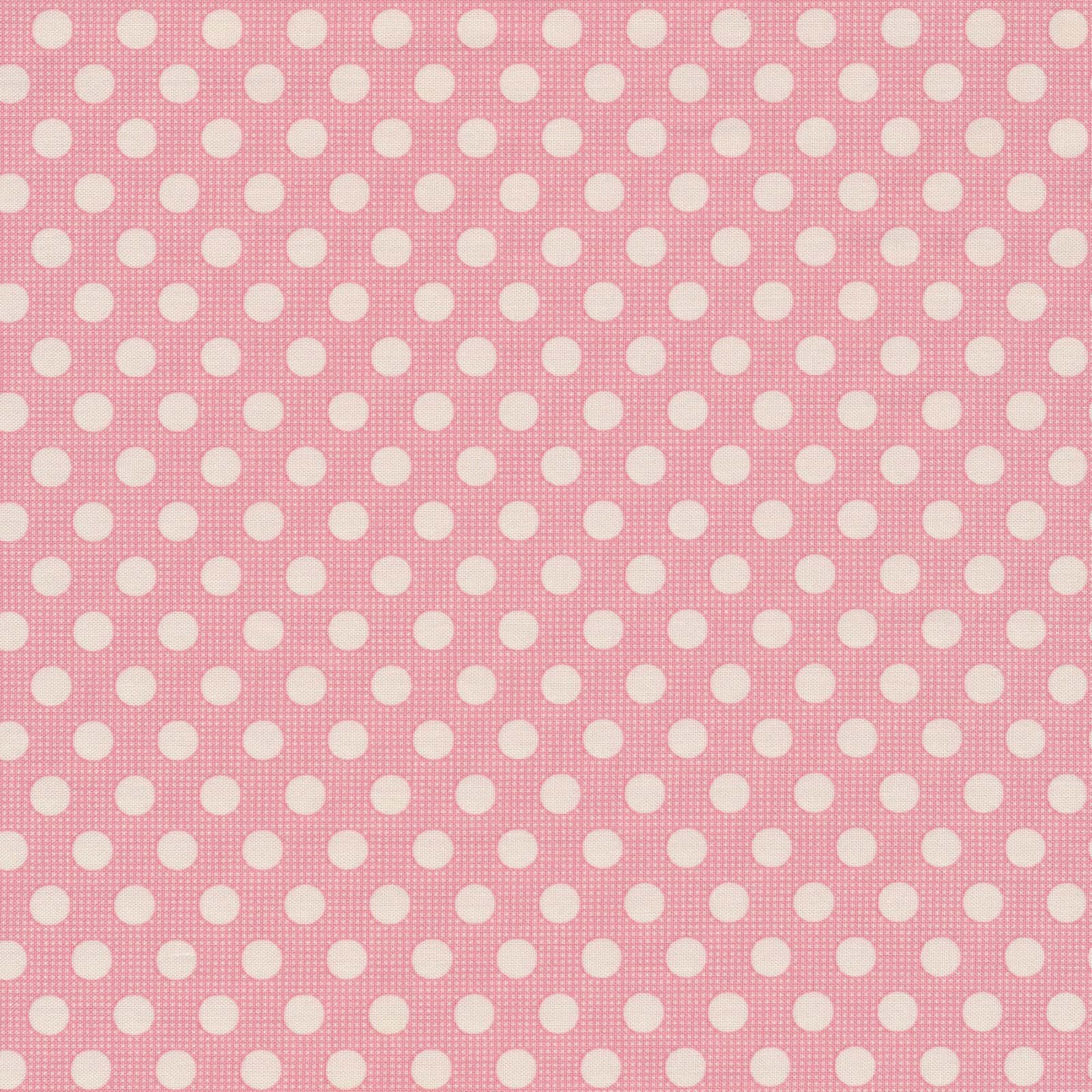 Tela Tilda Medium Dots Basics Medium Dots rosa