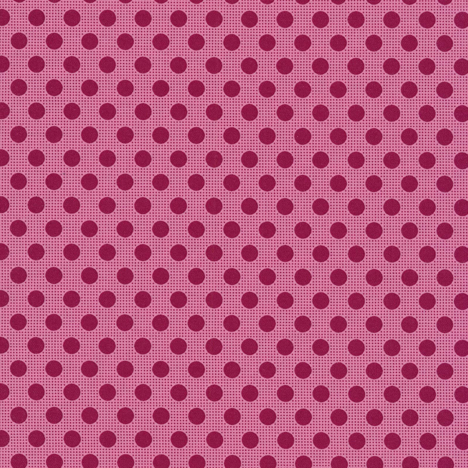 Tela Tilda Medium Dots Basics Medium Dots rosa y frambuesa