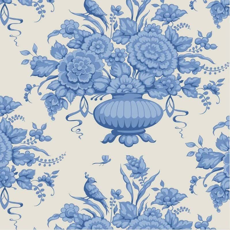 Tela Tilda Something Blue Afina azul