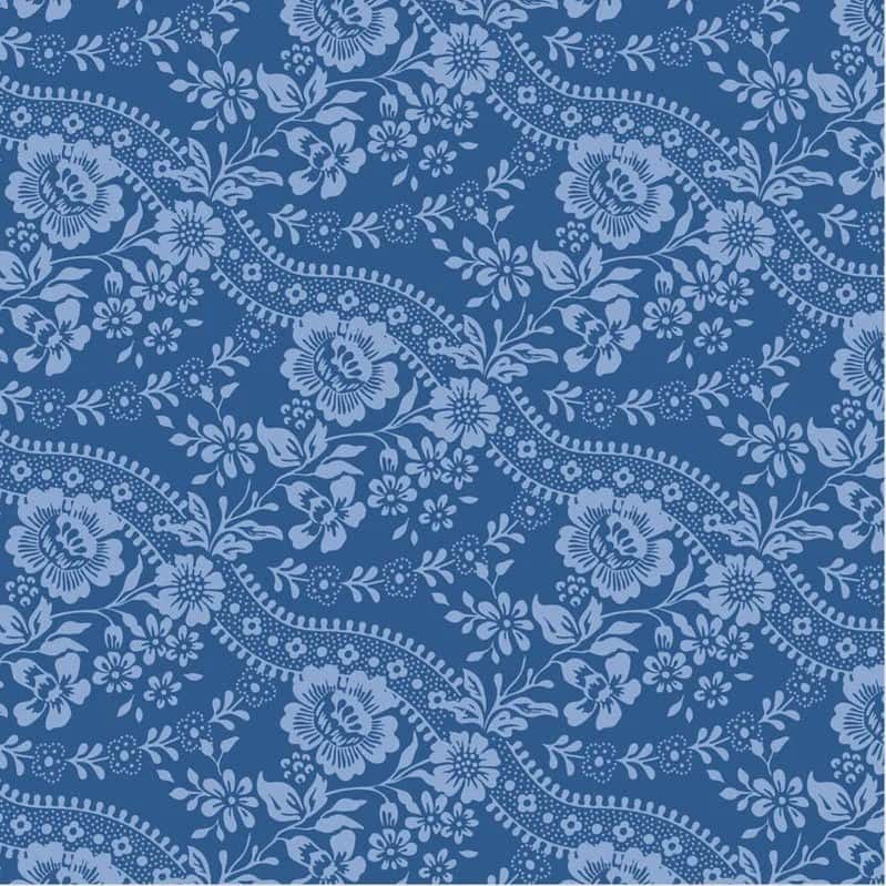 Tela Tilda Something Blue Celeste azul vaquero